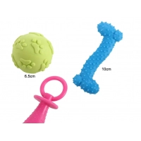 Dog Toy Bite Resistant Puppy Kitten Chew Training Balls Outdoor Play Pet Accessories