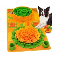Pet Dog Snuffle Mat Nose Smell Training Sniffing Pad Dog Puzzle Toy Slow Feeding Bowl Food Dispenser Treats Pad Washable Dog toy