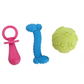 Dog Toy Bite Resistant Puppy Kitten Chew Training Balls Outdoor Play Pet Accessories